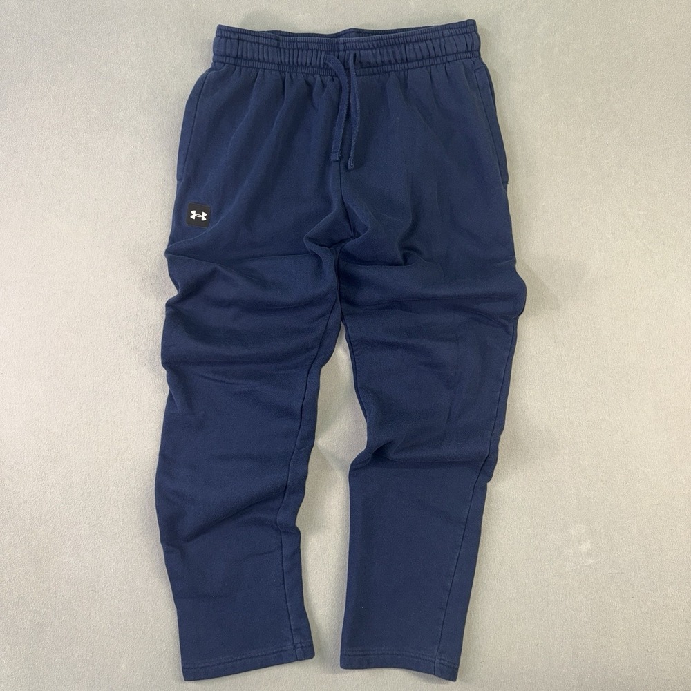 Men's‎ Under Armour Loose Jogger Sweatpants Solid Blue Size L